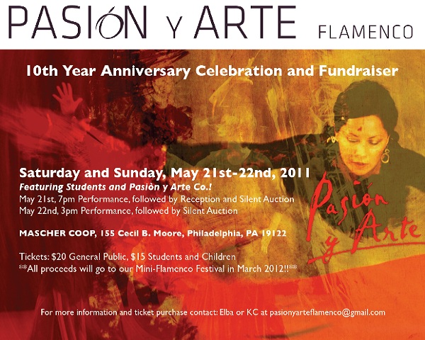 10th Year Anniversary Pasion y Arte Flamenco